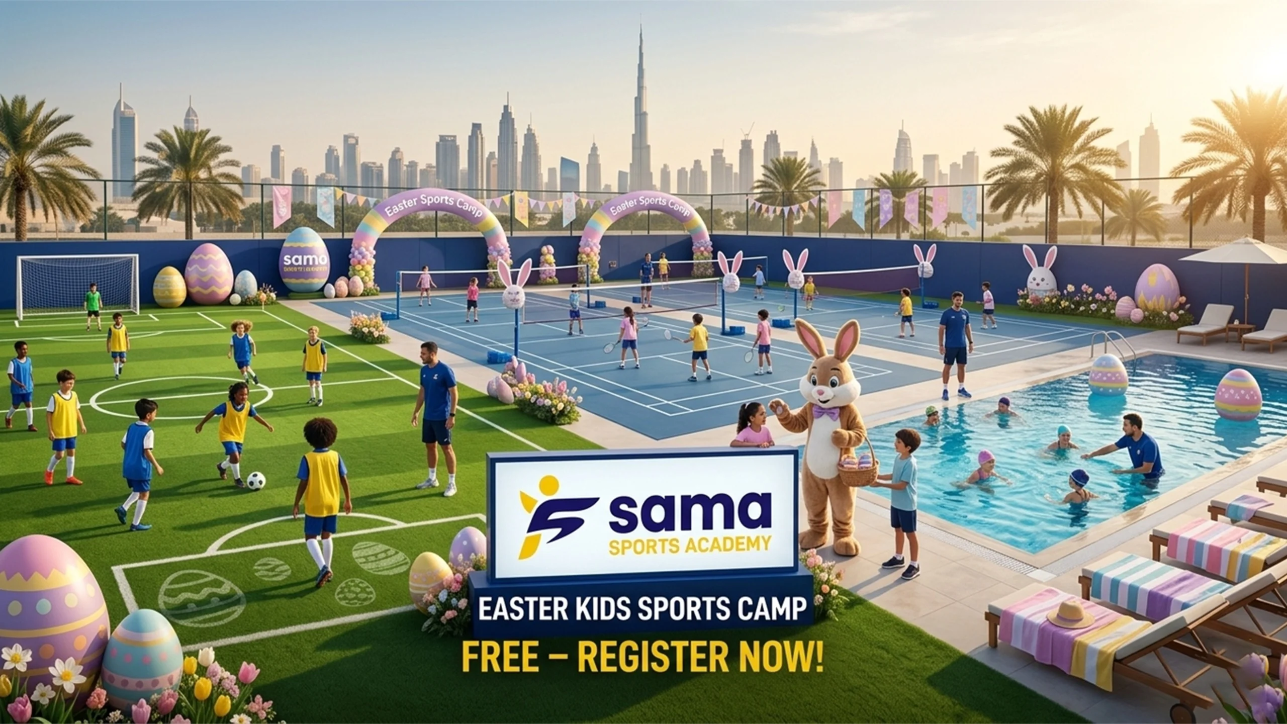 Happy Easter 2026 from Sama Sports Academy